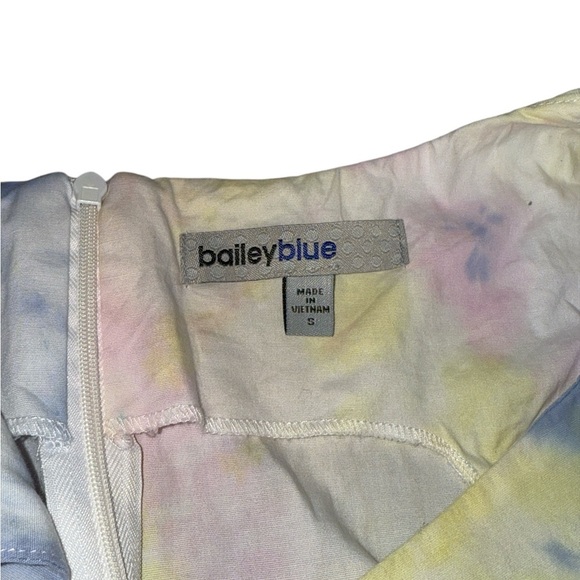 Bailey Blue Yellow, Pink & Blue Pleated Mini Dress - Picture 4 of 6